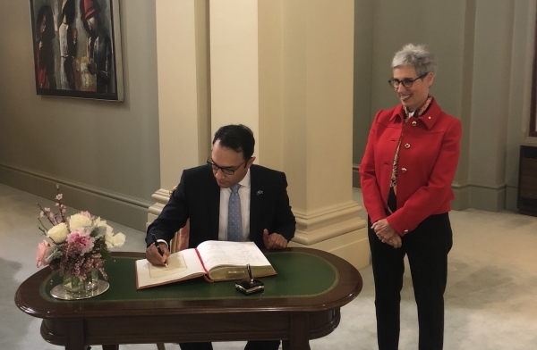 Official Visit of Afghan Ambassador to Victoria