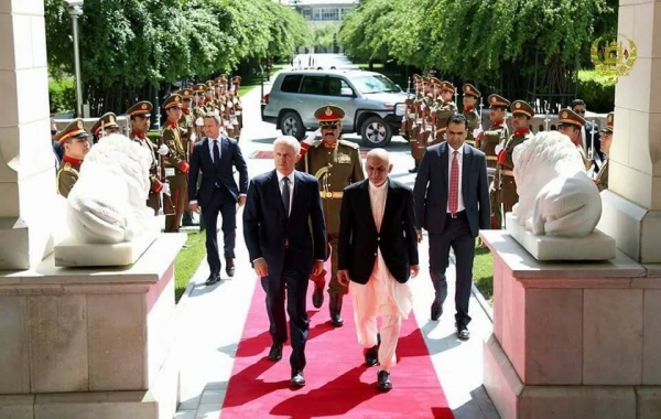 President Ghani Receives Prime Minister Of Australia