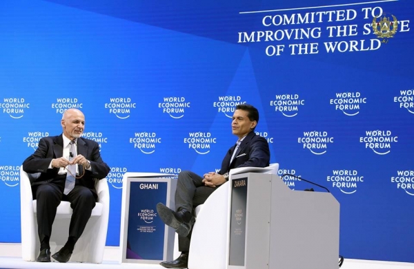 A conversion with President Ashraf Ghani at the WEF 2019