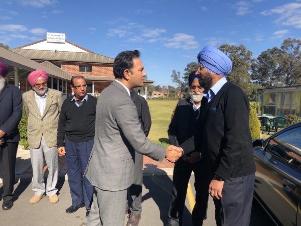 Afghan Ambassador paid tribute to the Australia&#039;s Sikh community on the loss of 19 Afghan Sikhs in Jalalabad