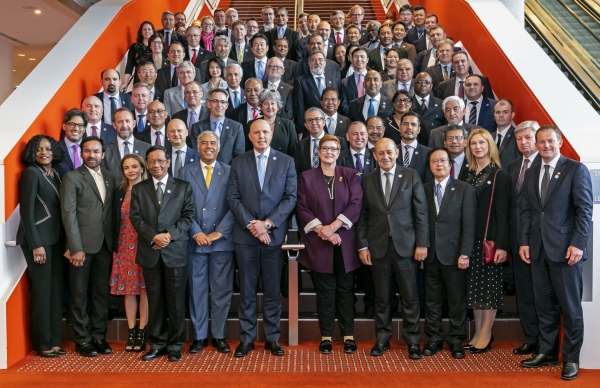 Delegations at the No Money for Terror||