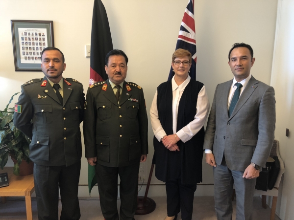 Afghanistan and Australia Discuss Enhancing Military and Security Cooperation
