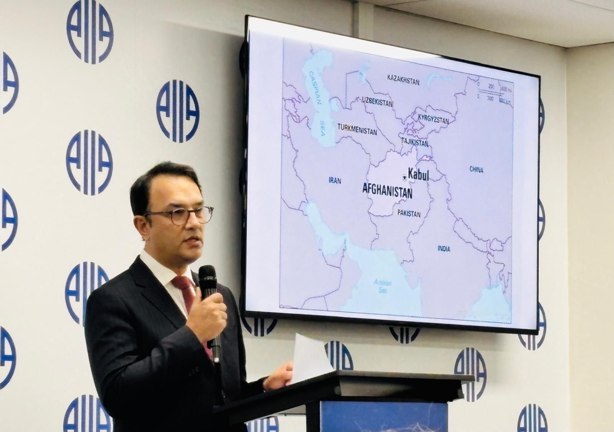 Ambassador Waissi Addresses AIIA on Afghanistan’s Evolving Crisis and Global Implications